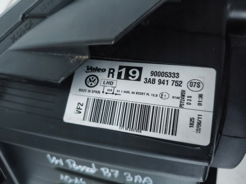 Frontscheinwerfer VW Passat B7 3AB941752 LED Rechts Scheinwerfer Headlight SCH1547837548vp