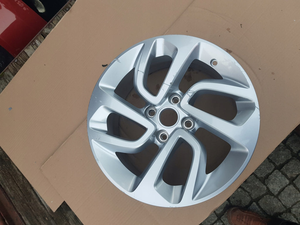 1x Alufelge 16 Zoll 6.5" 4x108 20ET Matt Silber 39007897 Opel Crossland X FEL6915965467cy