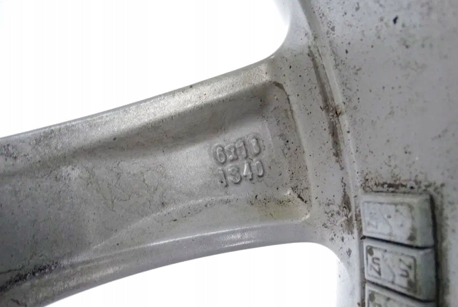 1x Alufelge 16 Zoll 6.0" 4x100 40ET Glanz Silber 31374019 Opel Corsa D Rim Wheel FEL6302488949ex