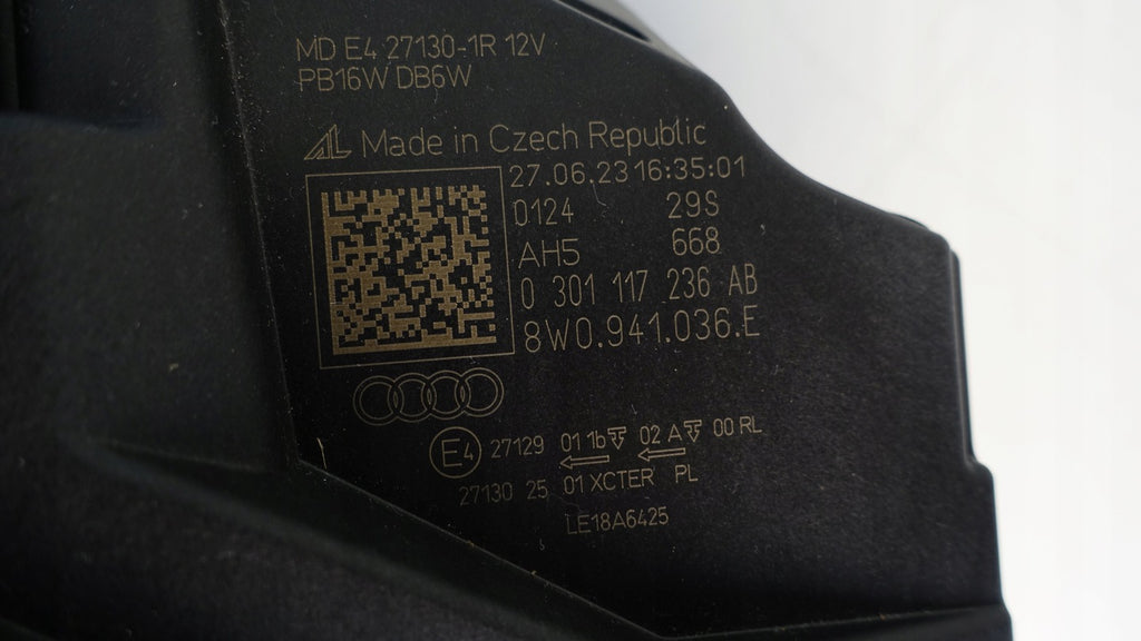 Frontscheinwerfer Audi A4 8W0941036E LED Rechts Scheinwerfer Headlight SCH6549050372xu