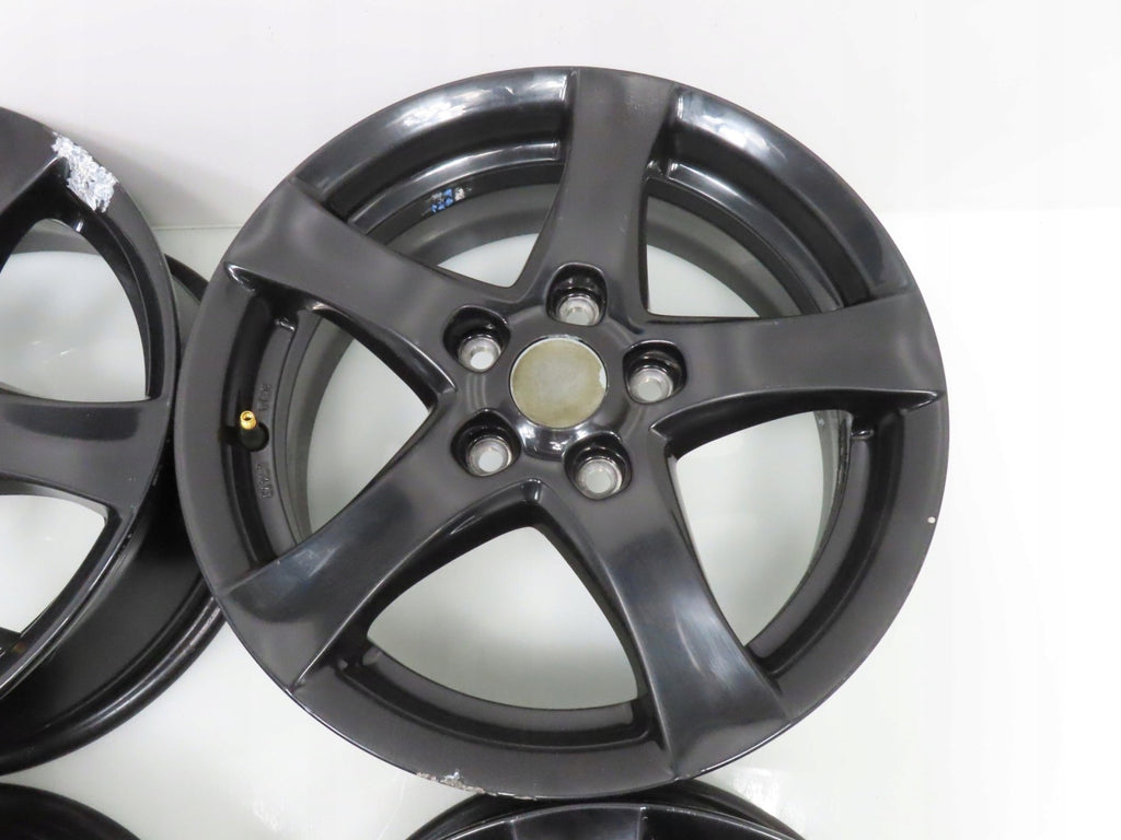 4x Alufelge 16 Zoll 6.0" 5x112 48ET Glanz Schwarz KBA49473 Skoda I Rim Wheel FEL7514968613ty