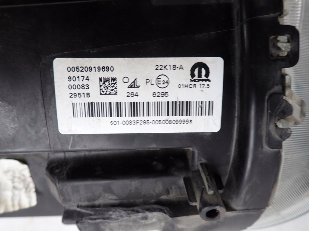 Frontscheinwerfer Fiat 500 00520919690 Rechts Scheinwerfer Headlight SCH6098886504bb