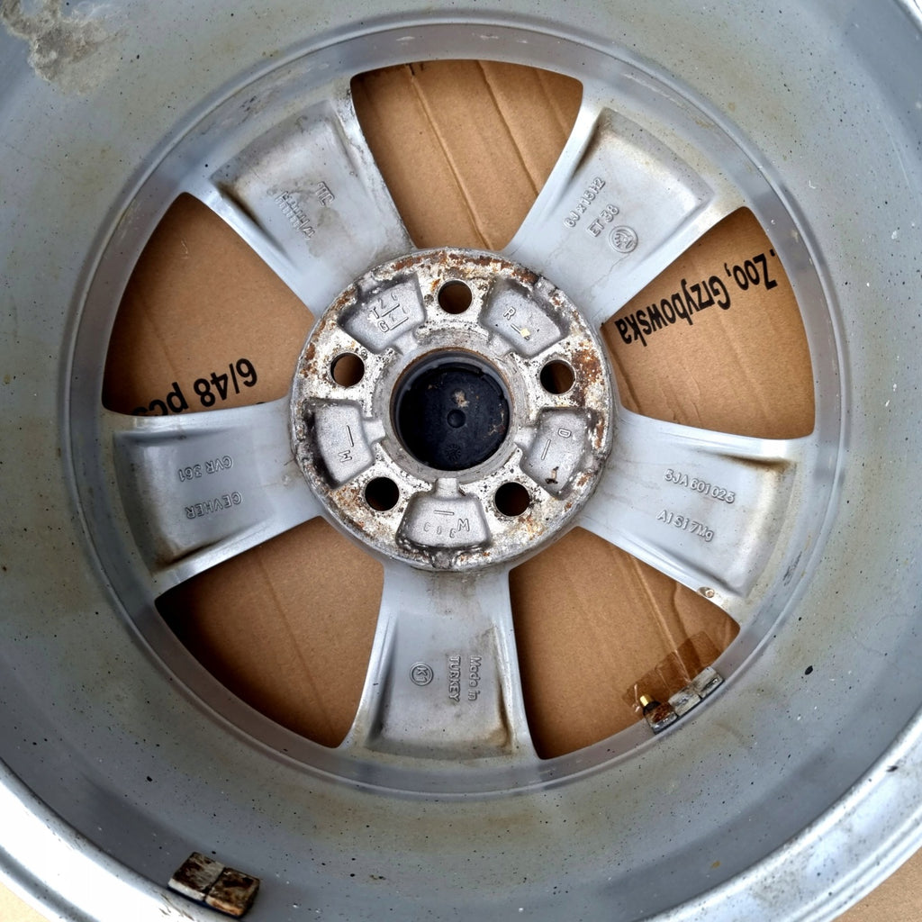 4x Alufelge 15 Zoll 6.0" 5x100 37ET Glanz Silber 5JA601025 Skoda Fabia Iii FEL6067175356cj