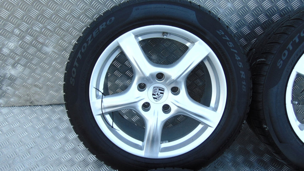 4x Alufelge 18 Zoll 9.0" 5x130 53ET Glanz Grau 97036213802 Porsche Panamera 970 FEL2269151368ph