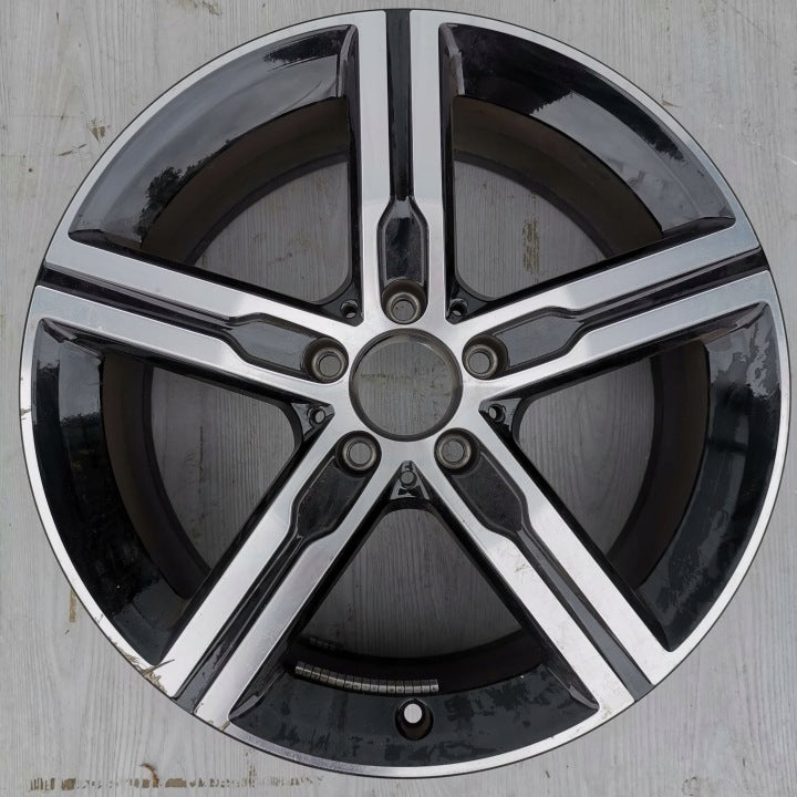 1x Alufelge 18 Zoll 7.5" 5x112 49ET Glanz Schwarz A1774013200 Mercedes-Benz W177 FEL6136032849mo