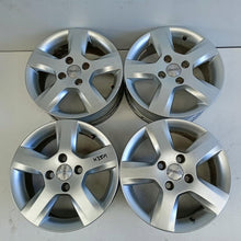 Load image into Gallery viewer, 4x Alufelge 15 Zoll 6.0" 4x108 52 5ET Glanz Silber 5S6JAA Ford Fiesta I Fusion FEL8195242017af