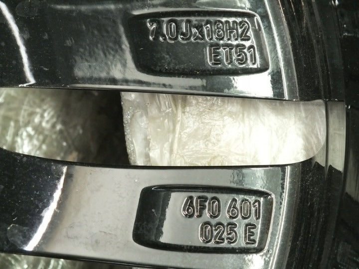 1x Alufelge 18 Zoll 7.0" 5x100 51ET 6F0601025E Seat Rim Wheel FEL7018580536ut