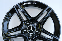 Load image into Gallery viewer, 4x Alufelge 18 Zoll 7.5&quot; 5x112 44ET Glanz Schwarz A2054019500 Mercedes-Benz Amg