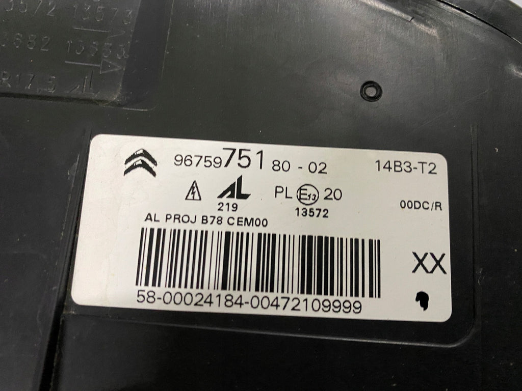 Frontscheinwerfer Citroën C4 Picasso II 96759751 Xenon Rechts oder Links