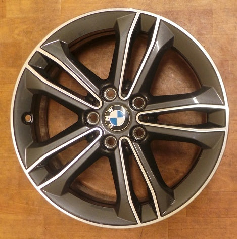 1x Alufelge 17 Zoll 7.5" 5x112 54ET Glanz Grau 6856087 BMW 1 F40 Mg Rim Wheel FEL3726247302ur