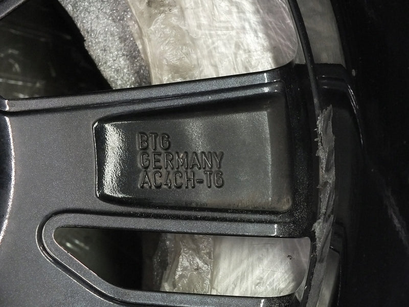 1x Alufelge 17 Zoll 6.5" 4x100 50ET Glanz Graphit AC4CH-T6 Mg Micra Rim Wheel