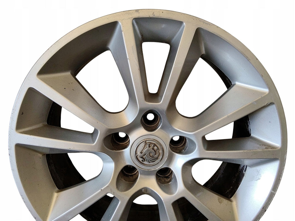 4x Alufelge 17 Zoll 7.0" 5x110 35ET Glanz Silber 13120652 Opel Astra H Zafira B FEL8339619004rb