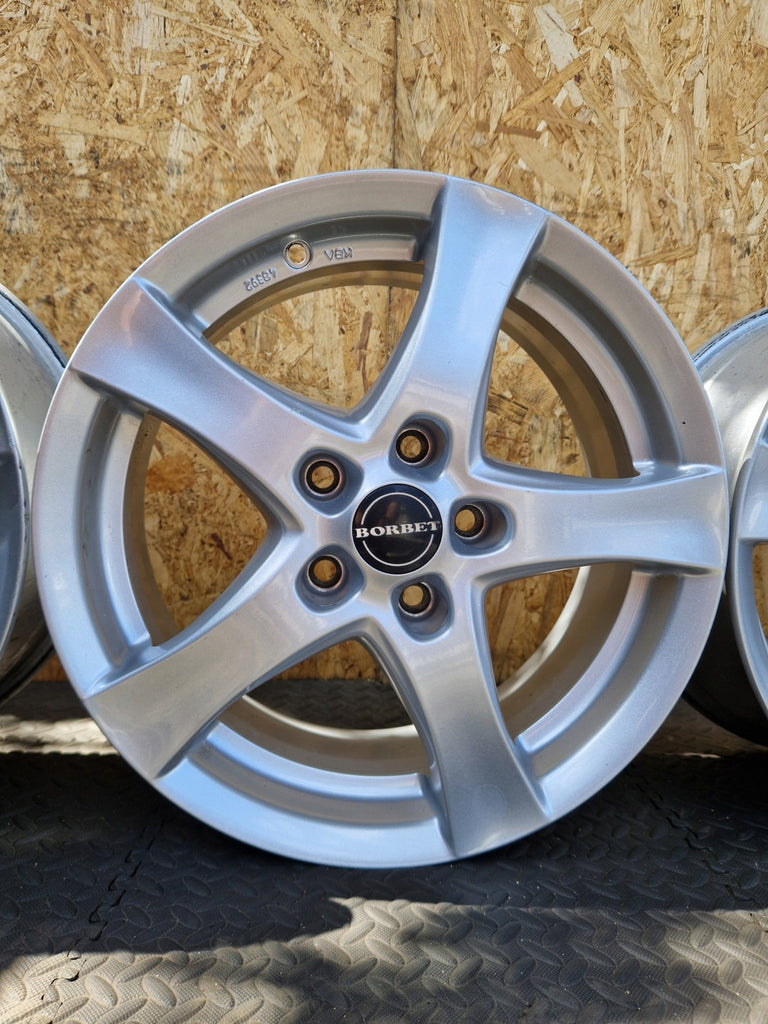 4x Alufelge 16 Zoll 6.5" 5x112 38ET Glanz Silber CMA482656 VW I Rim Wheel FEL6273211410dc