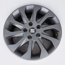 Laden Sie das Bild in den Galerie-Viewer, 1x Alufelge 16 Zoll 6.5&quot; 5x112 46ET Glanz Silber 5F0601025 Seat Leon Rim Wheel