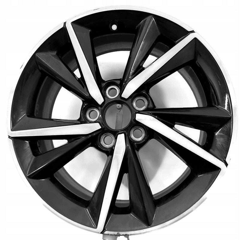 1x Alufelge 17 Zoll 7.0" 5x114.3 50ET Glanz Schwarz PW457-02001 Toyota Rim Wheel