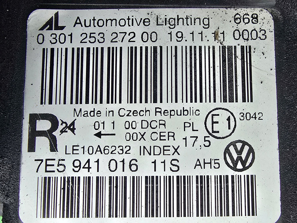 Frontscheinwerfer VW T5 7E594101611S LED Rechts Scheinwerfer Headlight SCH9698085990bw