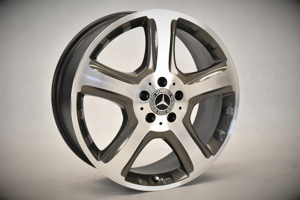4x Alufelge 19 Zoll 8.0" 5x112 60ET Glanz Grau A1644011202 Mercedes-Benz Mg FEL3866445514fv