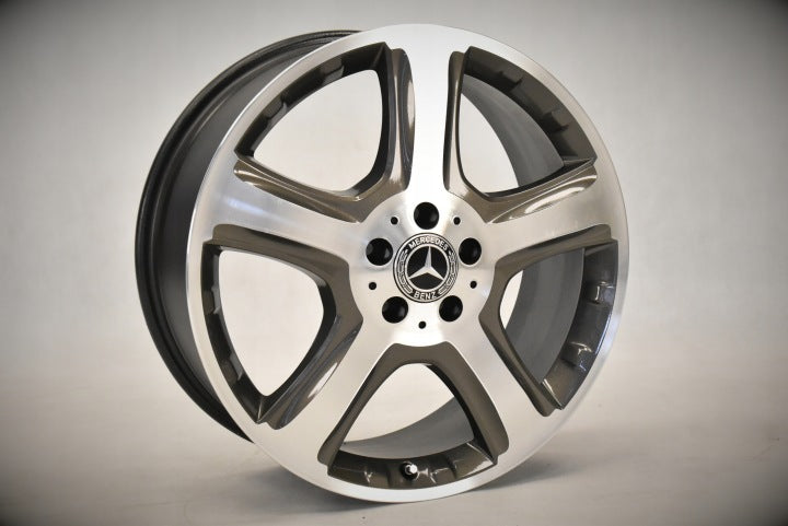 4x Alufelge 19 Zoll 8.0" 5x112 60ET Glanz Grau A1644011202 Mercedes-Benz Mg FEL3866445514fv
