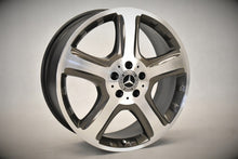 Load image into Gallery viewer, 4x Alufelge 19 Zoll 8.0" 5x112 60ET Glanz Grau A1644011202 Mercedes-Benz Mg FEL3866445514fv