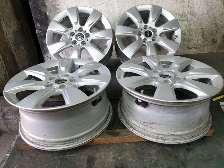 4x Alufelge 17 Zoll 7.5" 5x112 52ET Silber Audi Mini I Rim Wheel FEL1879404801gv