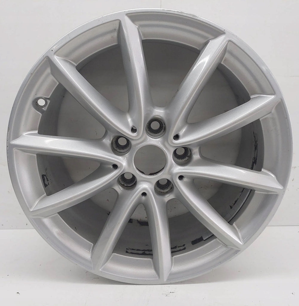 1x Alufelge 17 Zoll 7.5" 5x120 52ET Glanz Silber 6856061 BMW F39 X1 F48