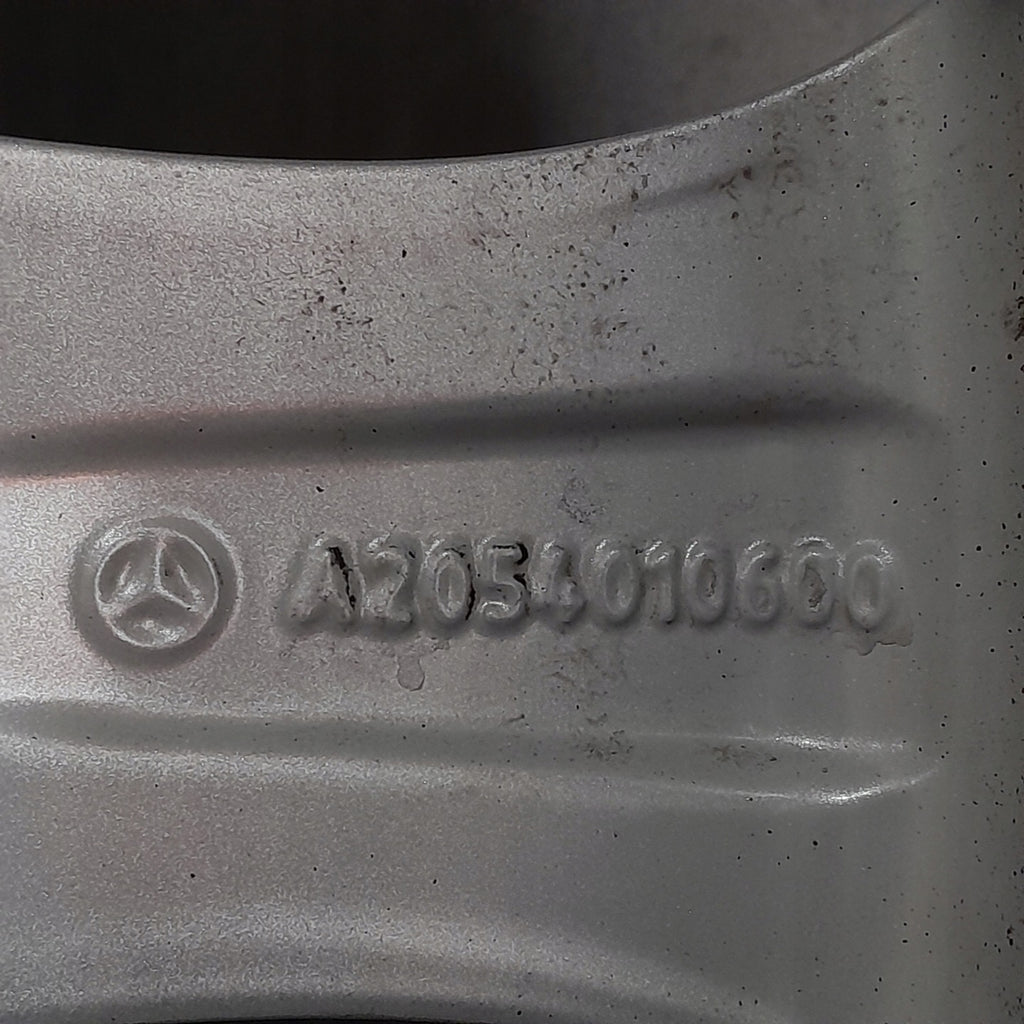 4x Alufelge 18 Zoll 7.5" 5x112 44ET Glanz Silber A2054010600 Mercedes-Benz W205 FEL3521805479ve
