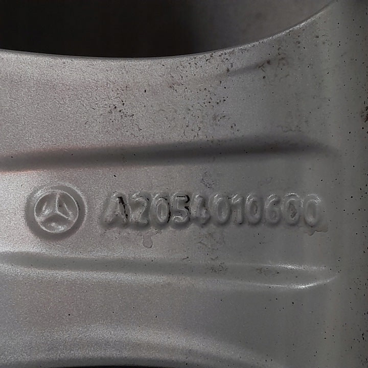4x Alufelge 18 Zoll 7.5" 5x112 44ET Glanz Silber A2054010600 Mercedes-Benz W205 FEL5553024429hb