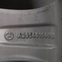 Laden Sie das Bild in den Galerie-Viewer, 4x Alufelge 18 Zoll 7.5" 5x112 44ET Glanz Silber A2054010600 Mercedes-Benz W205 FEL5553024429hb