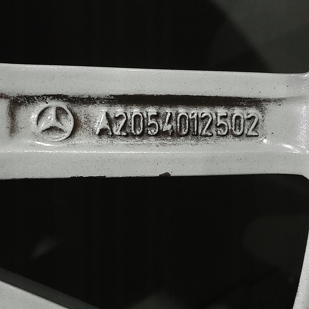 1x Alufelge 16 Zoll 6.5" 5x112 38ET Glanz Silber A2054012502 Mercedes-Benz W205 FEL2157069200lr