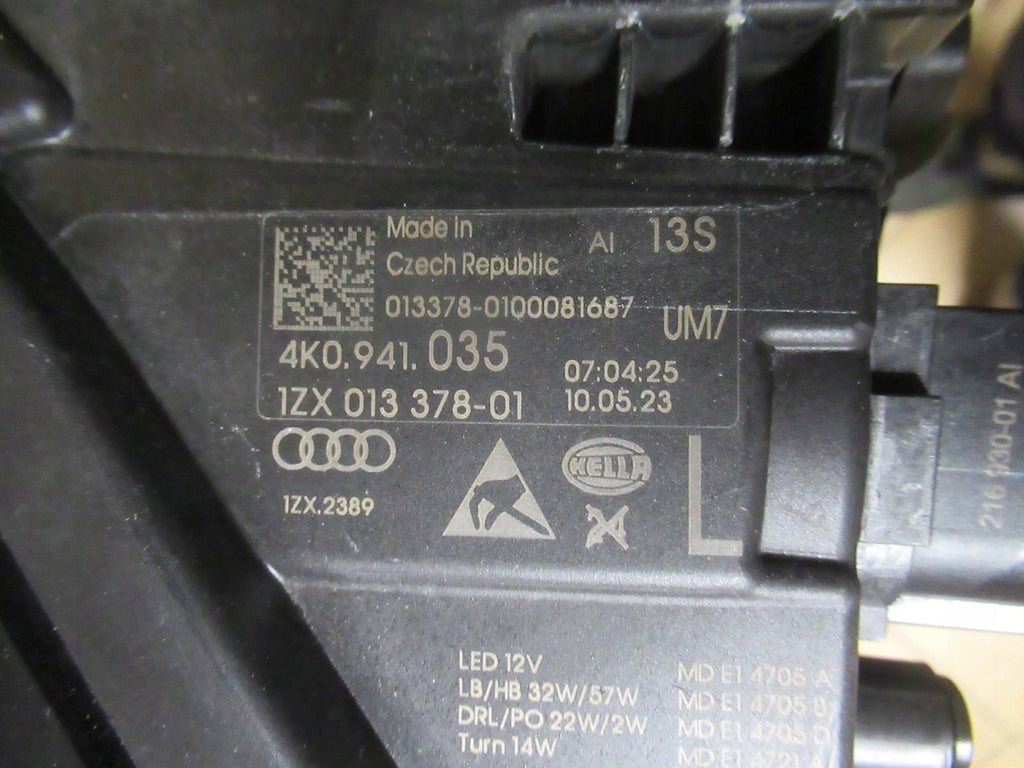 Frontscheinwerfer Audi A6 C8 4K0941035 LED Links Scheinwerfer Headlight SCH5288868556wt