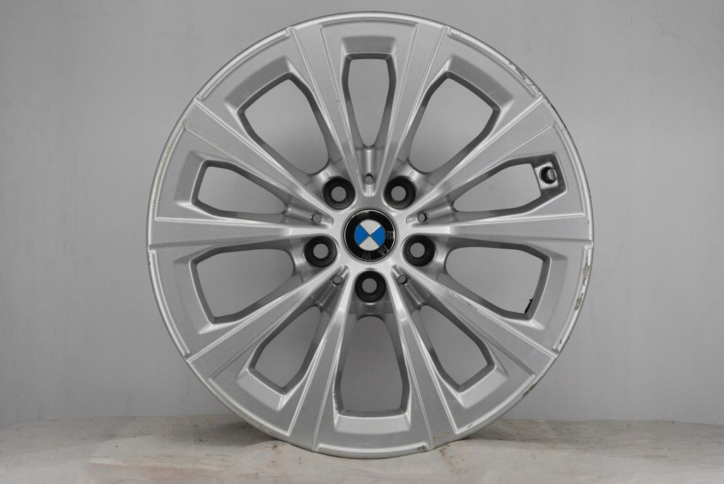 4x Alufelge 17 Zoll 7.5" 5x112 30ET Glanz Silber 7915323 BMW Rim Wheel FEL7760069124im