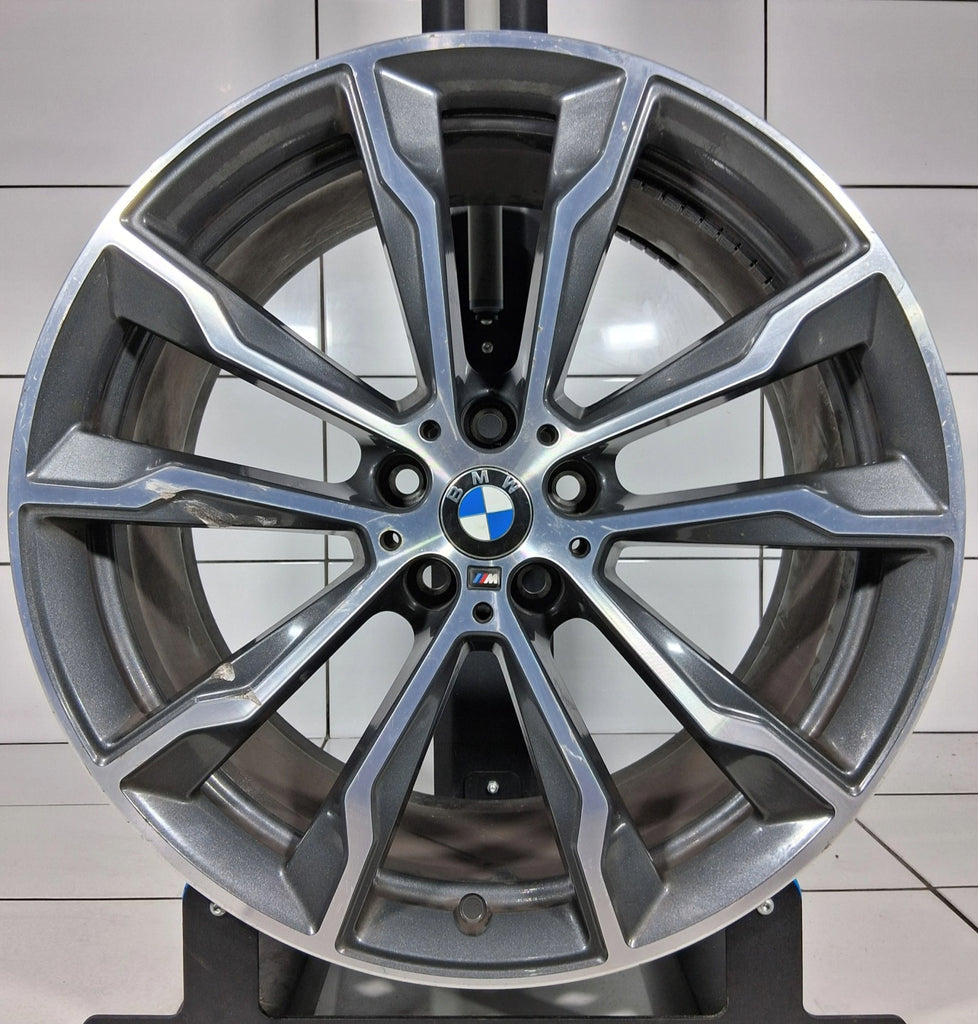 1x Alufelge 20 Zoll 9.5" 5x112 43ET Glanz Graphit 8010269 BMW Rim Wheel FEL7515329102na