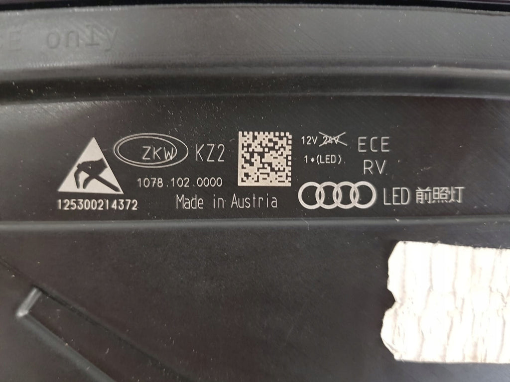 Frontscheinwerfer Audi Q8 4M891034 Full LED Rechts Scheinwerfer Headlight