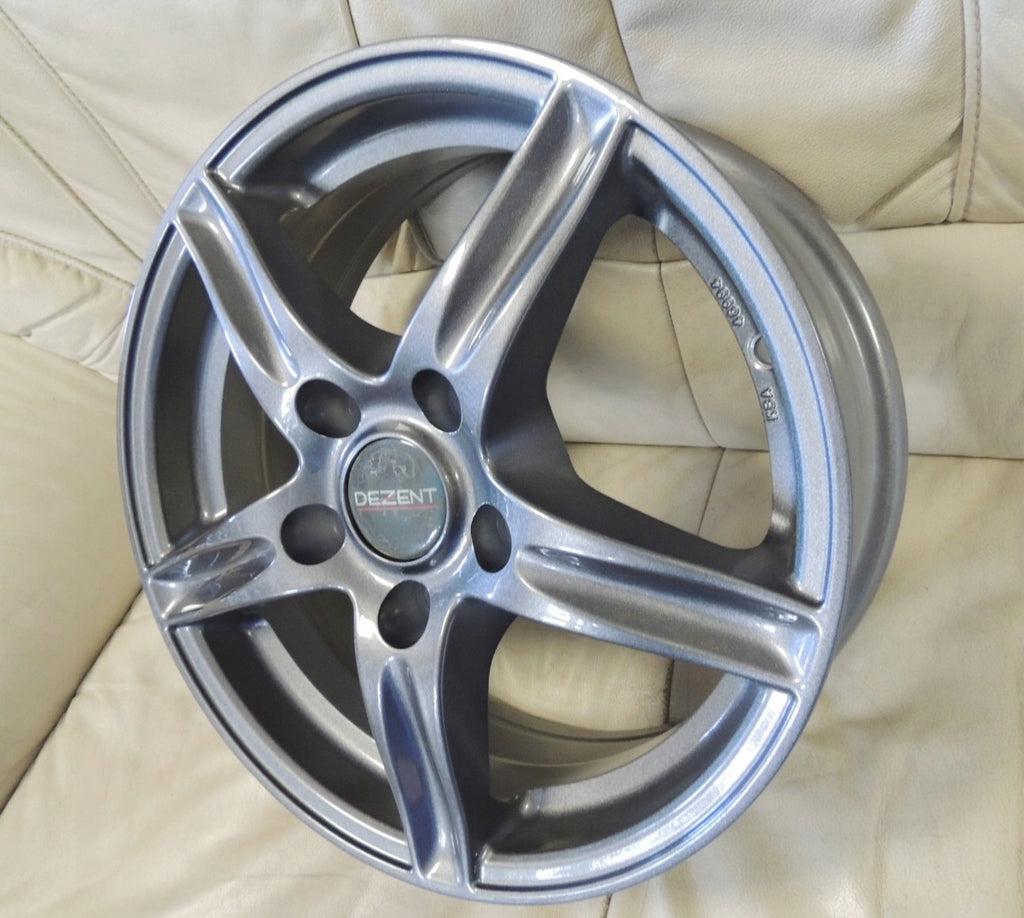 4x Alufelge 15 Zoll 6.0" 5x112 48ET Glanz Graphit TLLK8AA48 Rim Wheel FEL6534482385pr