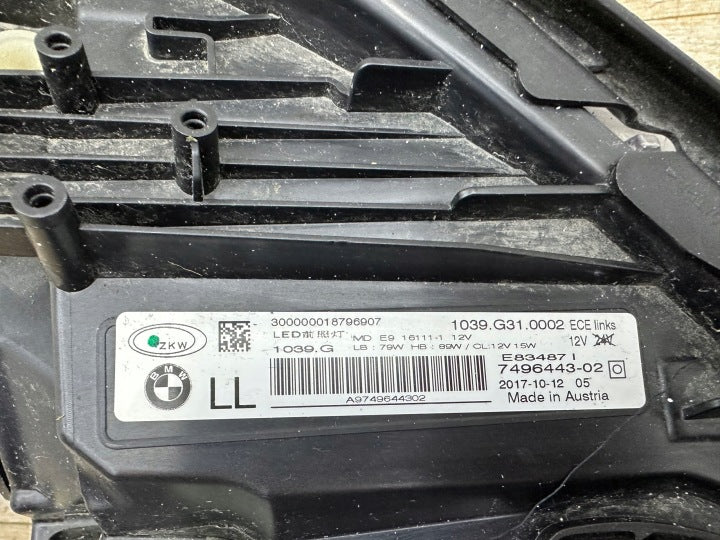 Frontscheinwerfer BMW G32 8497225-04 LED Links Scheinwerfer Headlight SCH5611368485fy
