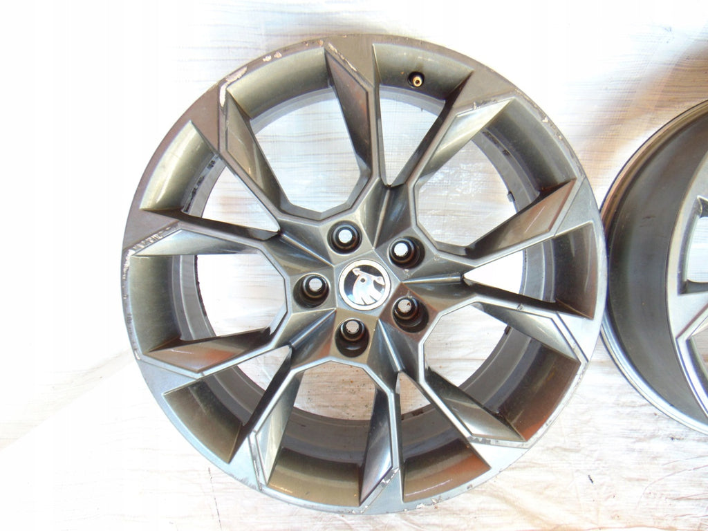 1x Alufelge 19 Zoll 7.5" 5x112 51ET 5E0601025BD Skoda Octavia Iii Rim Wheel FEL7693849007sf