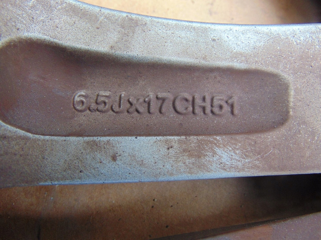 1x Alufelge 17 Zoll 6.5" 5x114.3 Glanz Silber 52910-2Y650 Hyundai Ix35 Rim Wheel