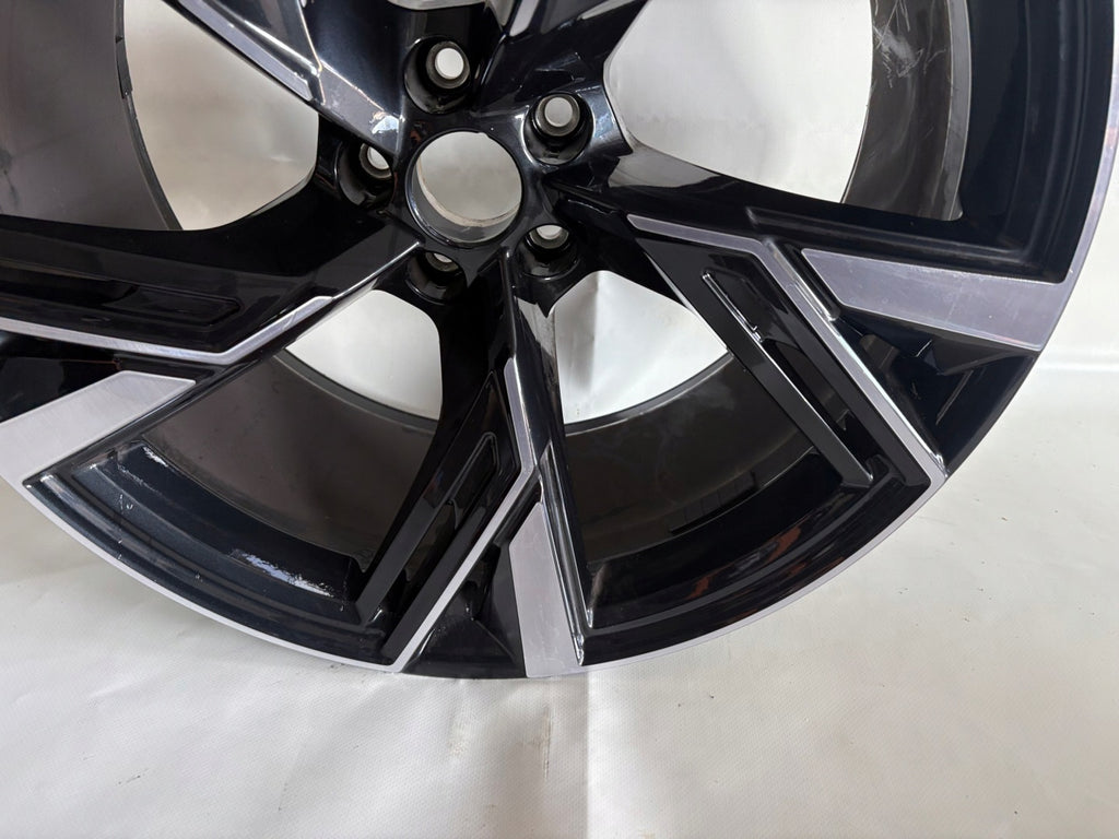 1x Alufelge 22 Zoll 10.5" 5x112 19ET Glanz Schwarz 4K0601025DK Audi D5 Rim Wheel FEL4383043070ik