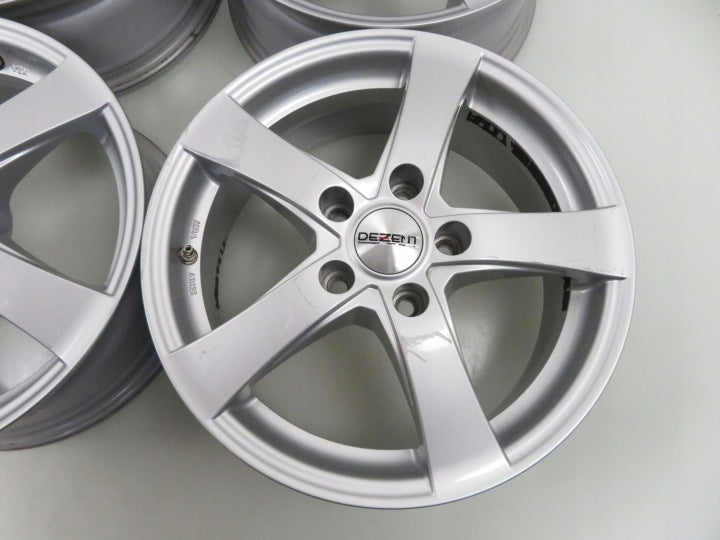 4x Alufelge 16 Zoll 6.5" 5x112 50ET Glanz Silber KBA47675 Audi I Rim Wheel FEL9304021075bx