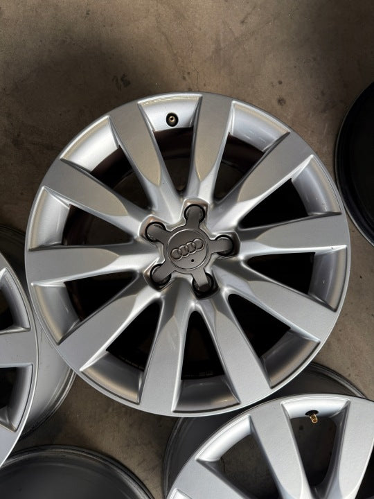 4x Alufelge 17 Zoll 8.0" 5x112 47ET Glanz Silber 8K0601025BC Audi Rim Wheel FEL8952838860vh
