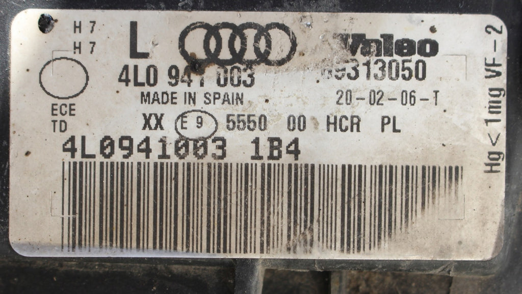 Frontscheinwerfer Audi Q7 4L0941003 Links Scheinwerfer Headlight SCH6111800320qa