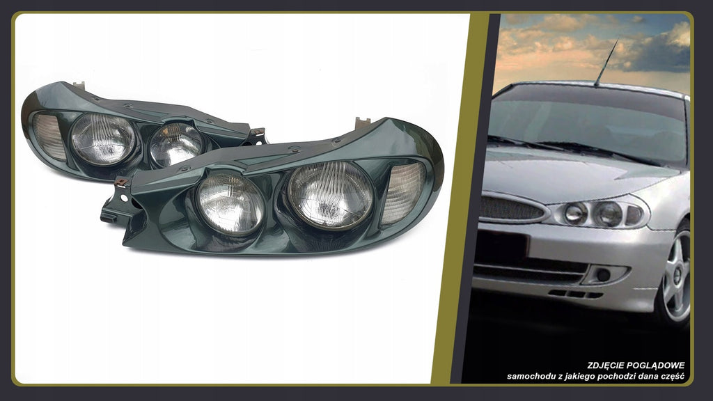 Frontscheinwerfer Ford Mondeo KDS1194 Ein Stück (Rechts oder Links) Headlight SCH9181049266hz