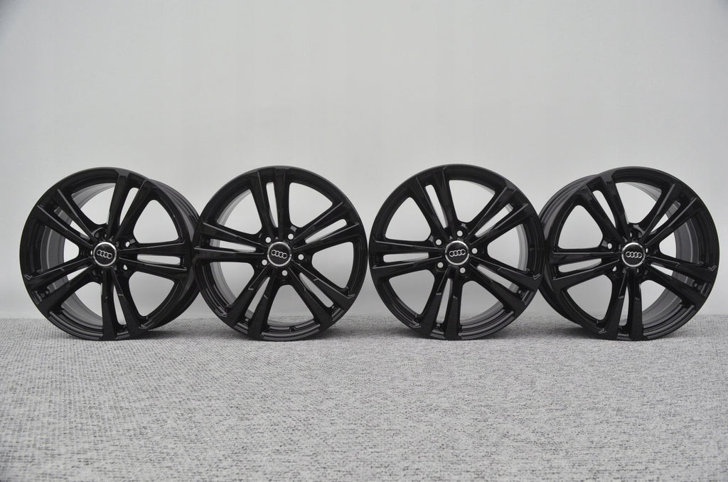 4x Alufelge 18 Zoll 7.5" 5x112 Schwarz Audi C5 B6 B7 Rim Wheel FEL3477735949wh