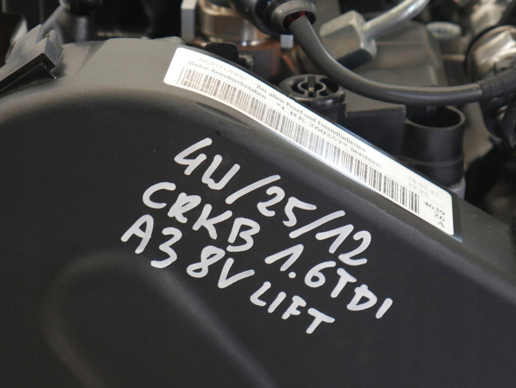 Motor Audi VW A3 Golf III VII CRKB 1.6 TDI 110PS 81kW 127TKm Diesel Unkomplett