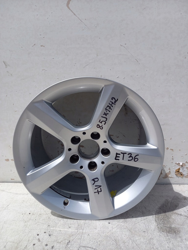 1x Alufelge 17 Zoll 8.5" 5x112 36ET Glanz Silber A1724013702 Mercedes-Benz FEL3409723126ht