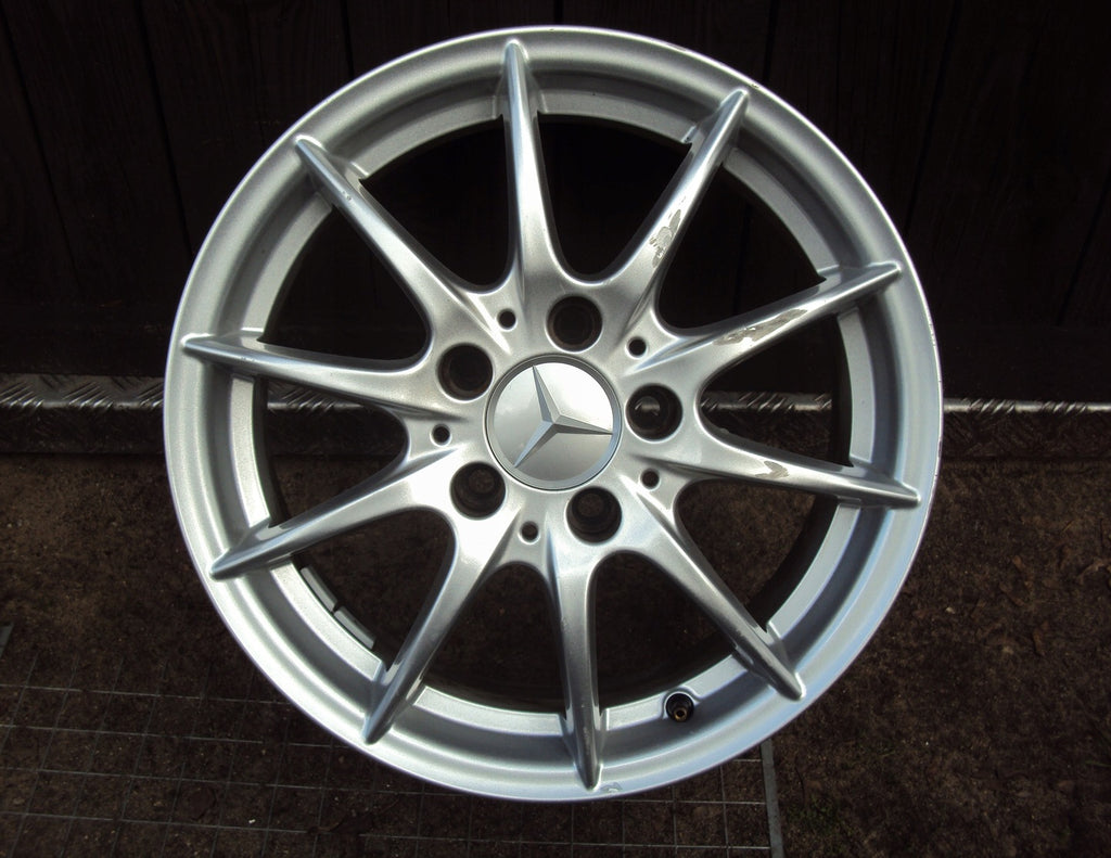 4x Alufelge 16 Zoll 6.0" 5x112 46ET A1694012702 Mercedes-Benz W169 Rim Wheel