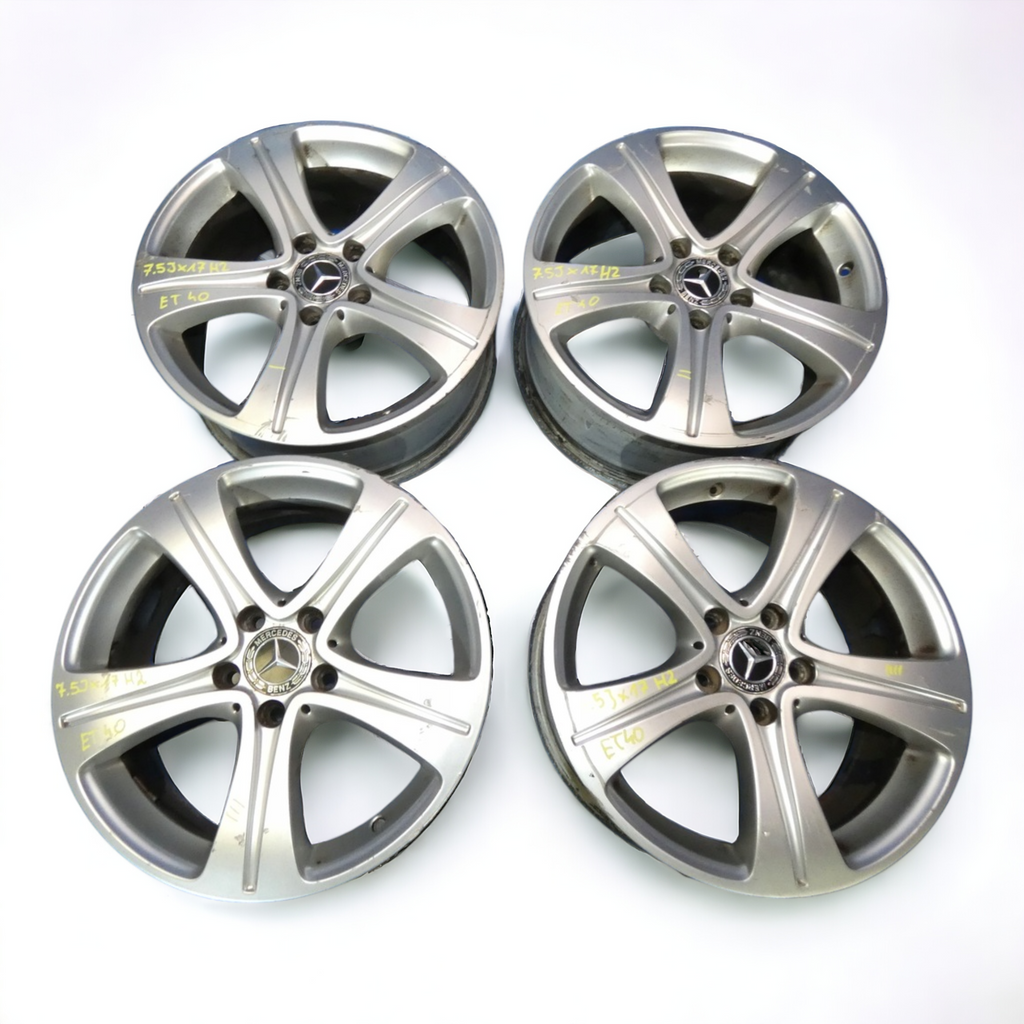 4x Alufelge 17 Zoll 7.5" 5x112 40ET Mercedes-Benz W213 Rim Wheel