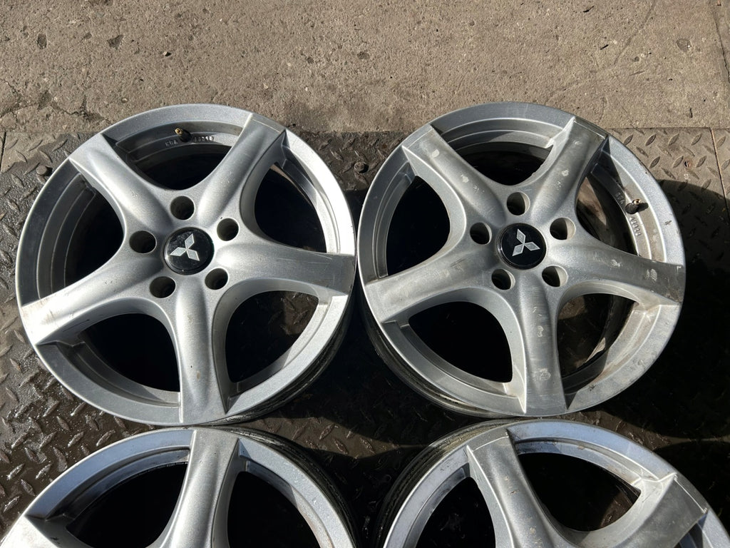 4x Alufelge 16 Zoll 6.5" 5x114.3 45ET Glanz Silber 42R6655 Mitsubishi I FEL6816777978hm