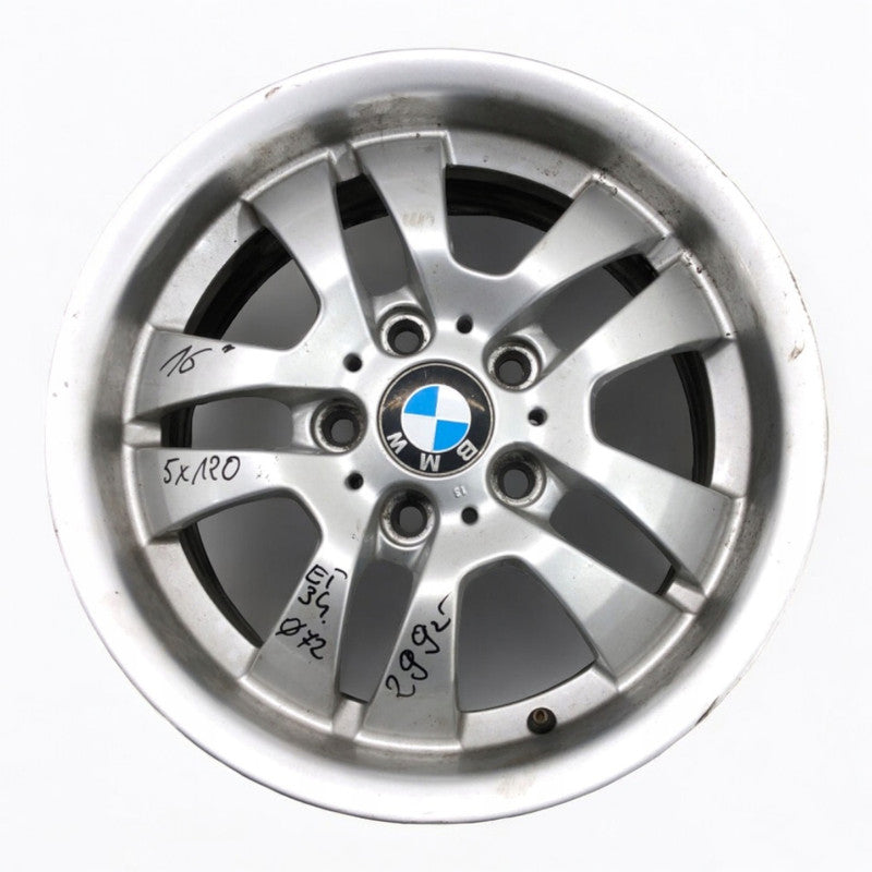 1x Alufelge 16 Zoll 7.0" 5x120 34ET Glanz 6775593 BMW 1 Rim Wheel