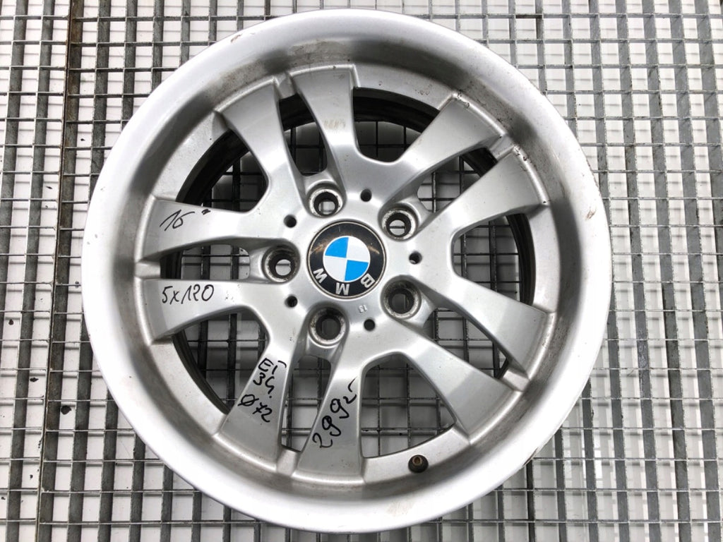 1x Alufelge 16 Zoll 7.0" 5x120 34ET Glanz 6775593 BMW 1 Rim Wheel